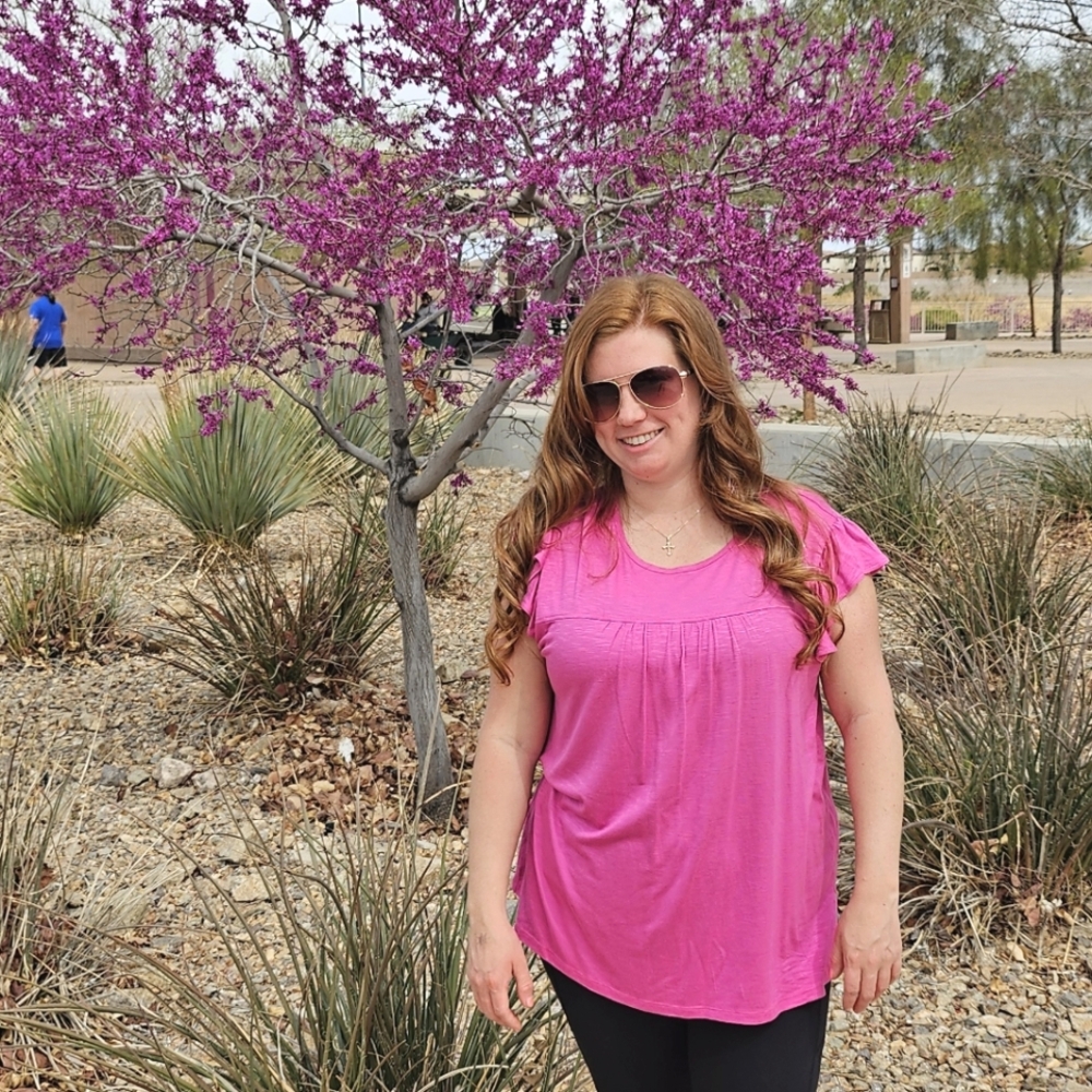 LOFT Pink Relaxed Blouse